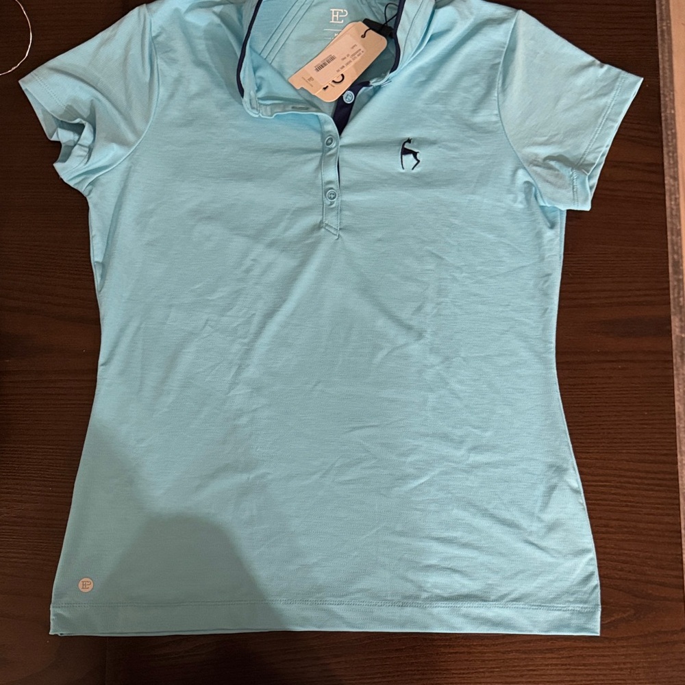 Original Penguin Aqua Blue Classic Golf Shirt